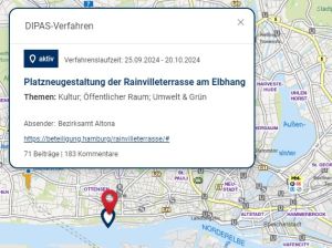 "Get Feature Info" im DIPAS navigator
