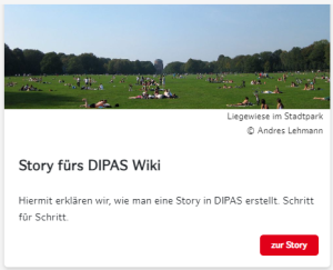 Story-Kärtchen in der Story Vorschau mit den Inhalten: Titelbild, Titel und Kurzbeschreibung